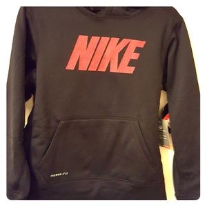 Nike Boys Black Hoodie XL NWT